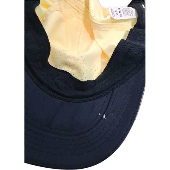 Nike Featherlight Hat Yellow Reflective Run Tennis Golf Adjustable Strapback Cap - Picture 8 of 10